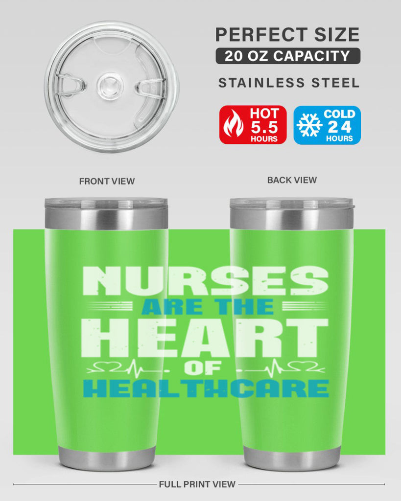 nurse are are heart healthcare Style 287#- nurse- tumbler