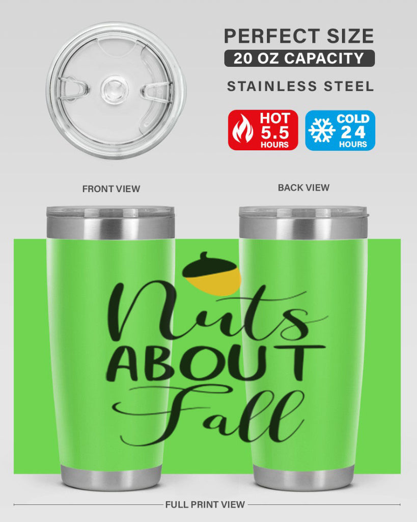 nuts about fall 445#- fall- Tumbler