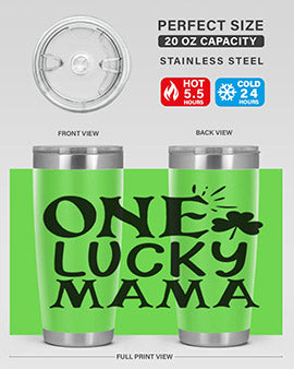 one lucky mama Style 34#- autism- Tumbler