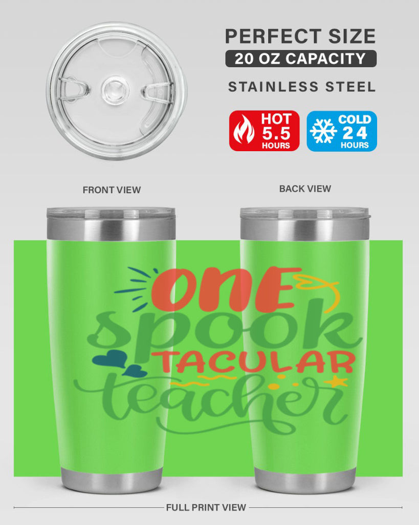 one spook tacular teacher Style 159#- teacher- tumbler