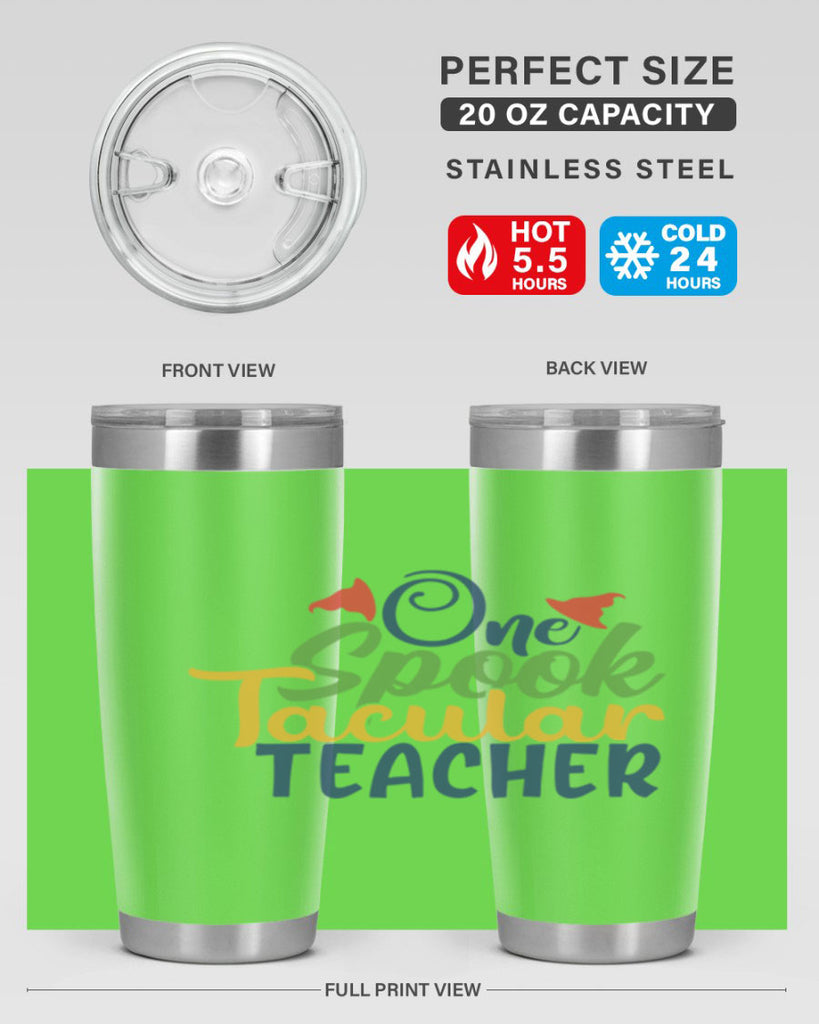 one spook tacular teacher Style 160#- teacher- tumbler