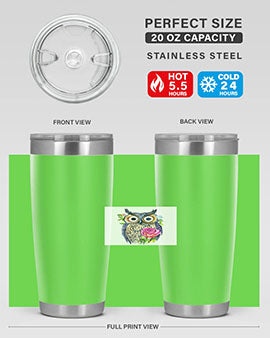 owl 13#- owl- Tumblers