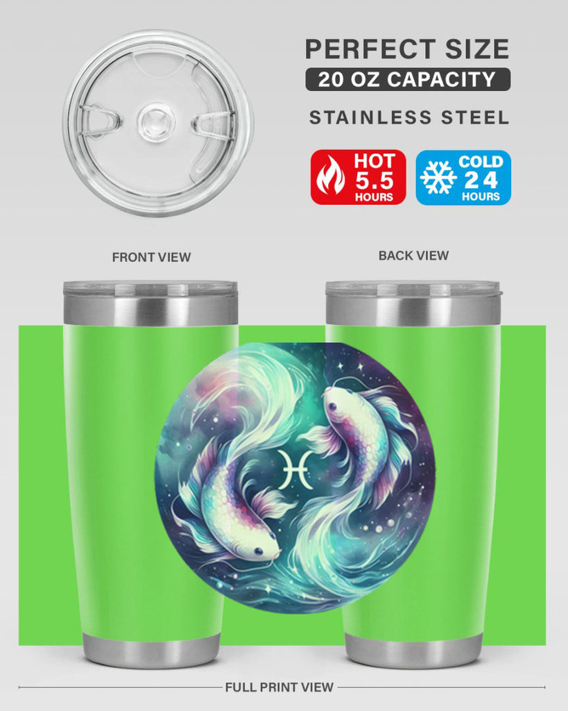 pisces 350#- zodiac- Tumbler