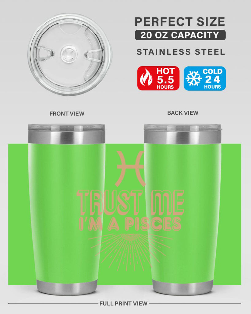 pisces 358#- zodiac- Tumbler