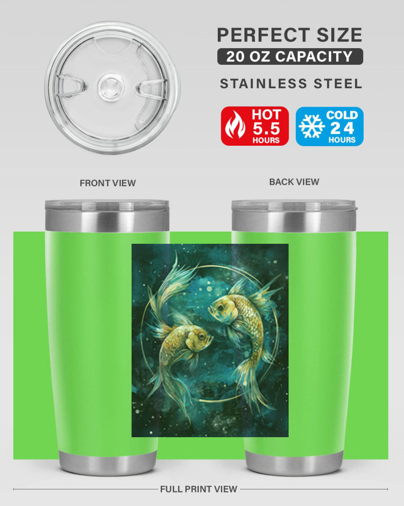 pisces 53#- zodiac- Tumbler