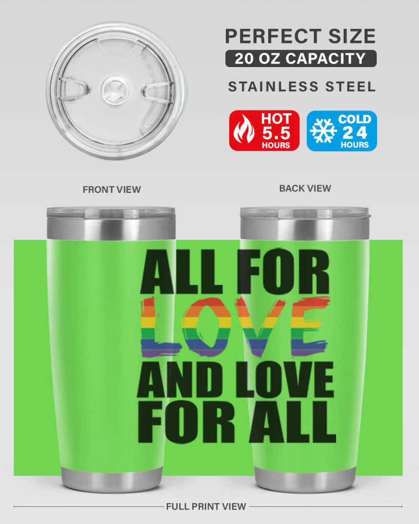 pride love for all 65#- lgbt- Tumbler