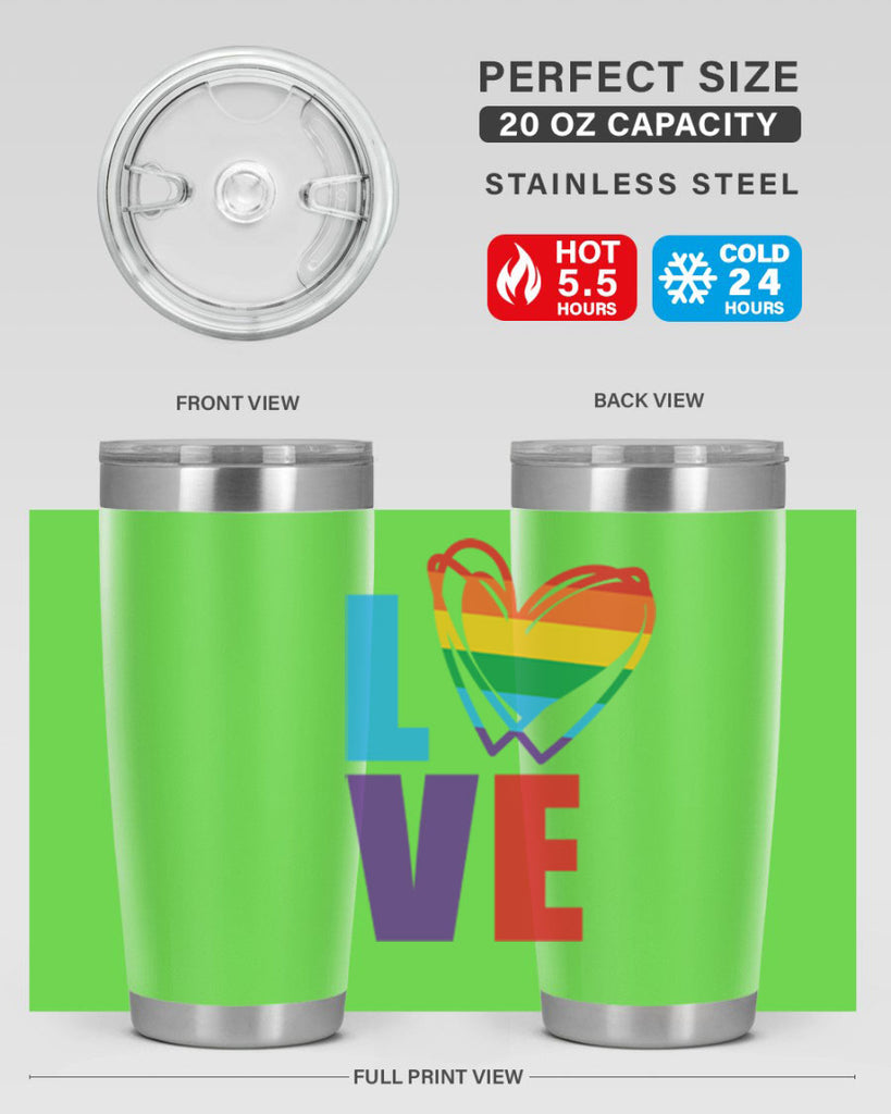 pride love heart 64#- lgbt- Tumbler