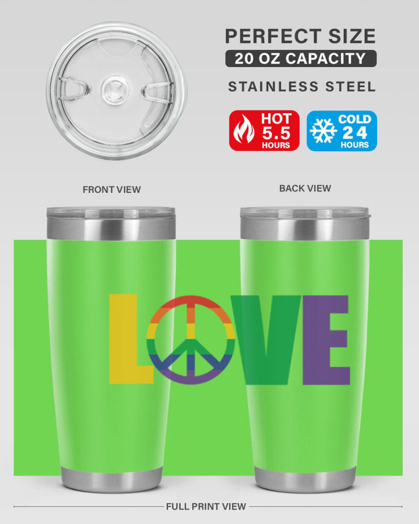 pride love peace 60#- lgbt- Tumbler