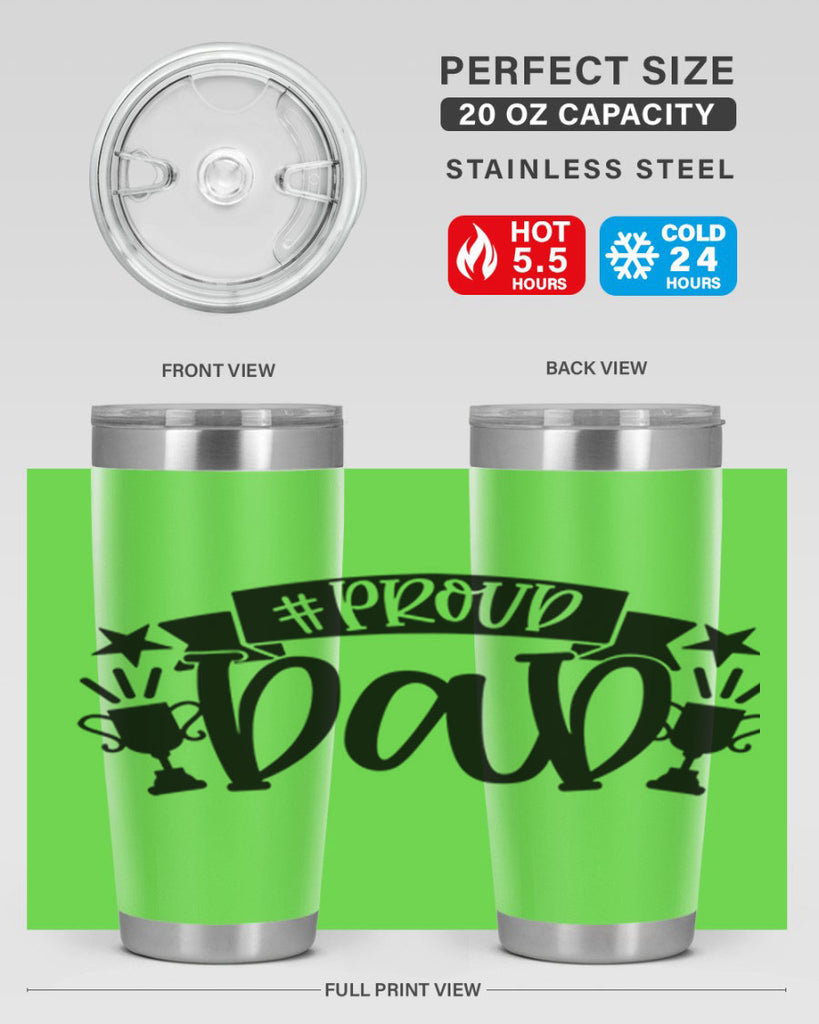 proud dad 75#- fathers day- Tumbler