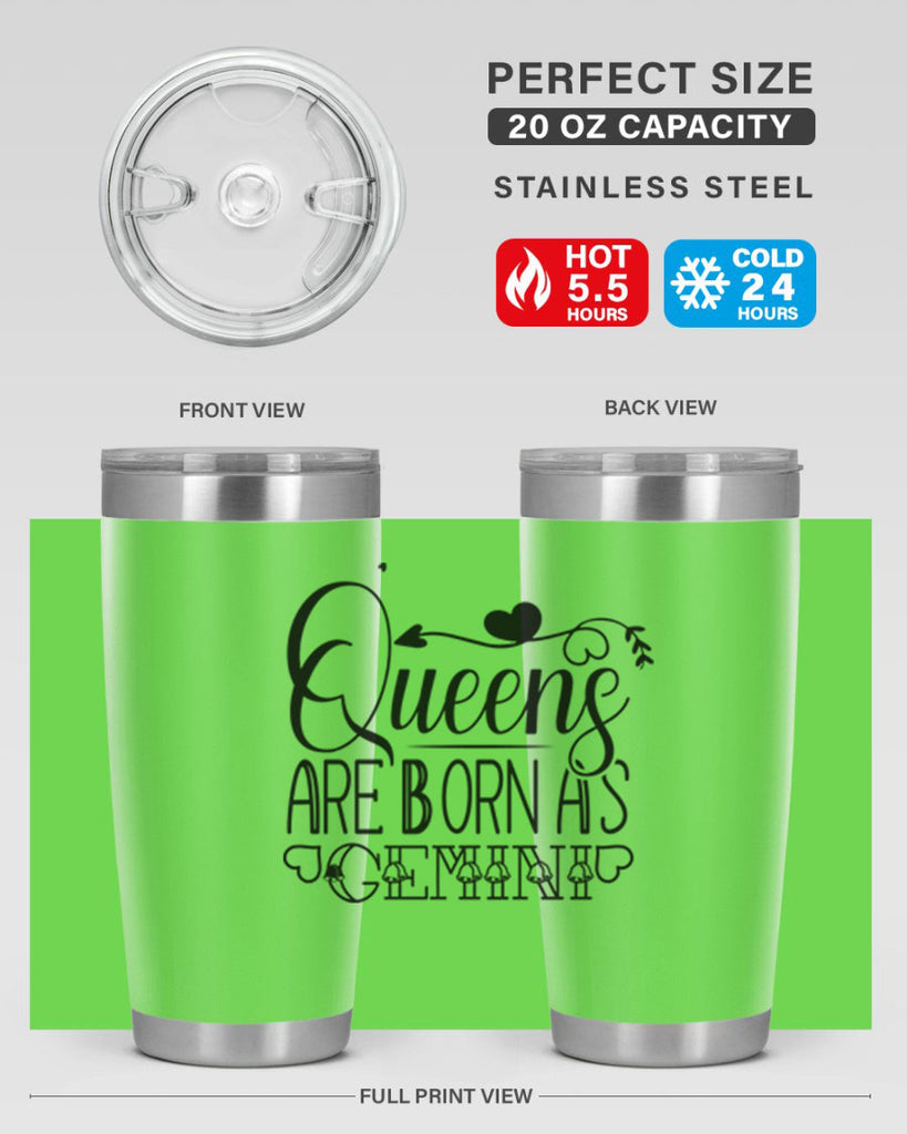 queens are born as Gemini 390#- zodiac- Tumbler