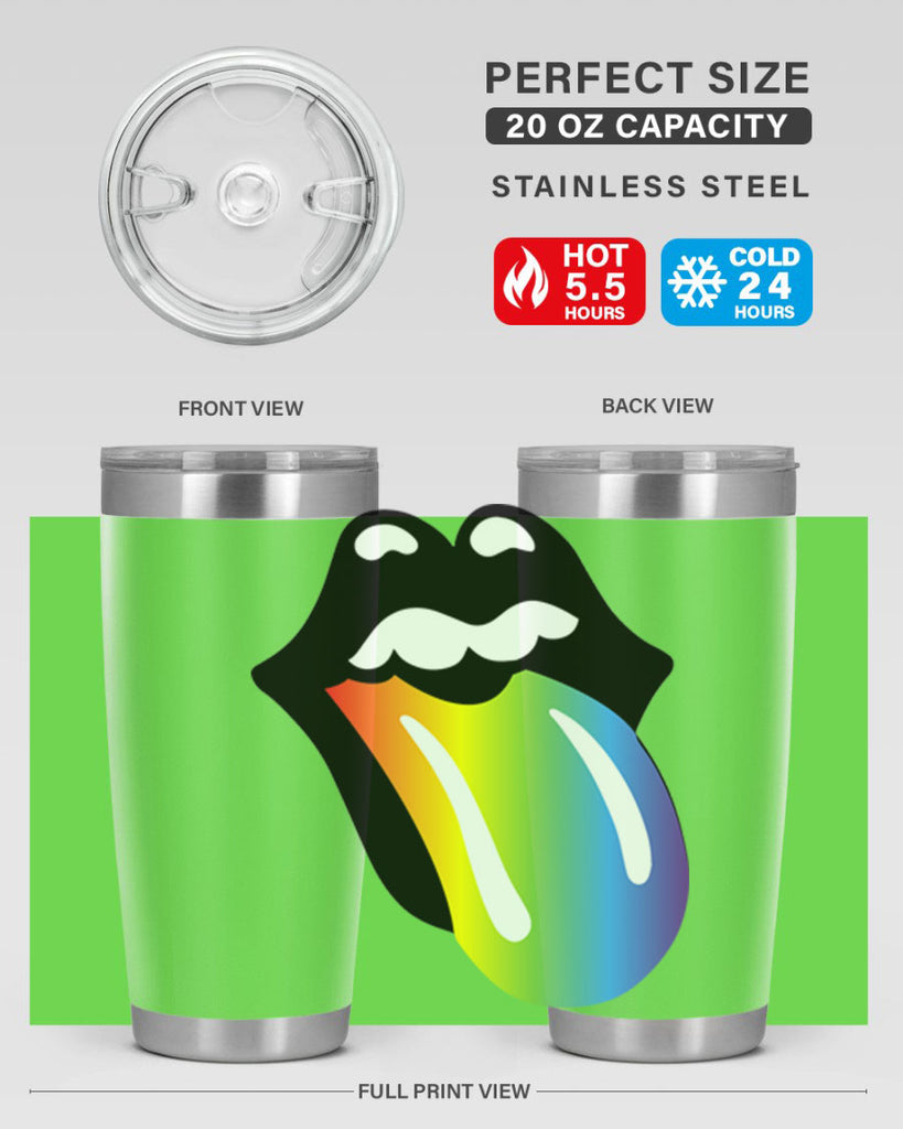 rainbow mouth and tongue 5#- lgbt- Tumbler