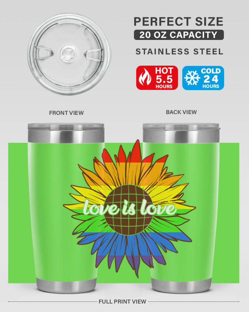 rainbow sunflower love is love 26#- lgbt- Tumbler