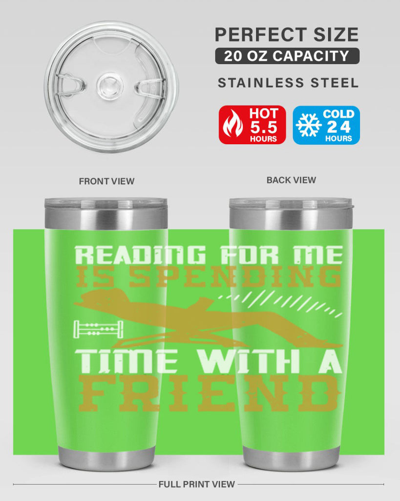 reading for me is spending time with a friend 19#- reading- Tumbler