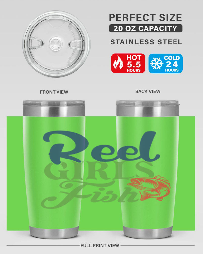 reel girls fish 199#- fishing- Tumbler