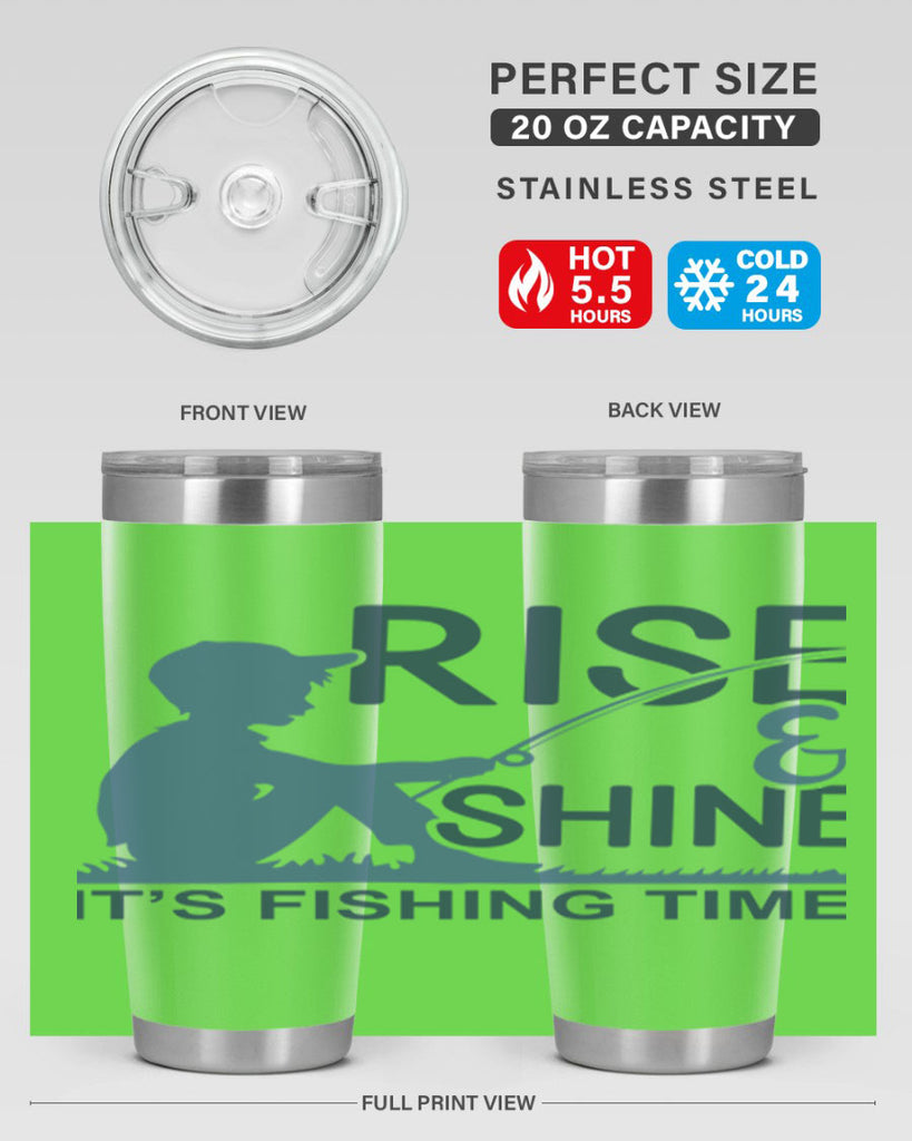 rise shine 41#- fishing- Tumbler