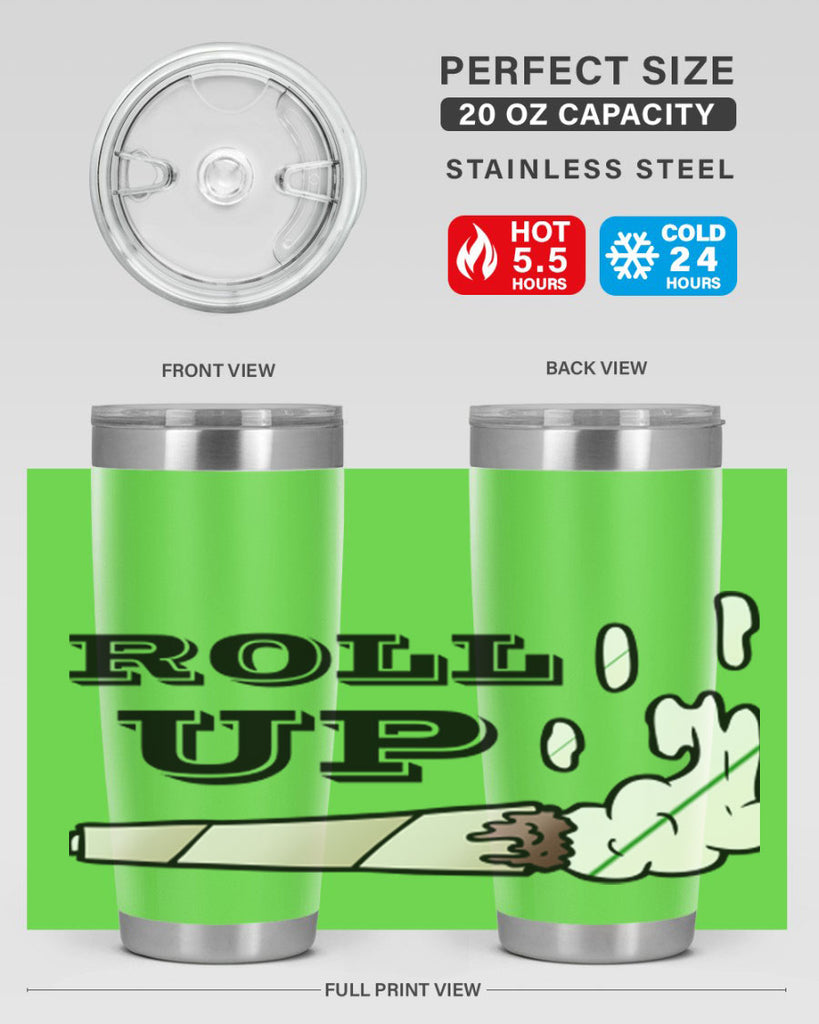 roll up 229#- marijuana- Tumbler