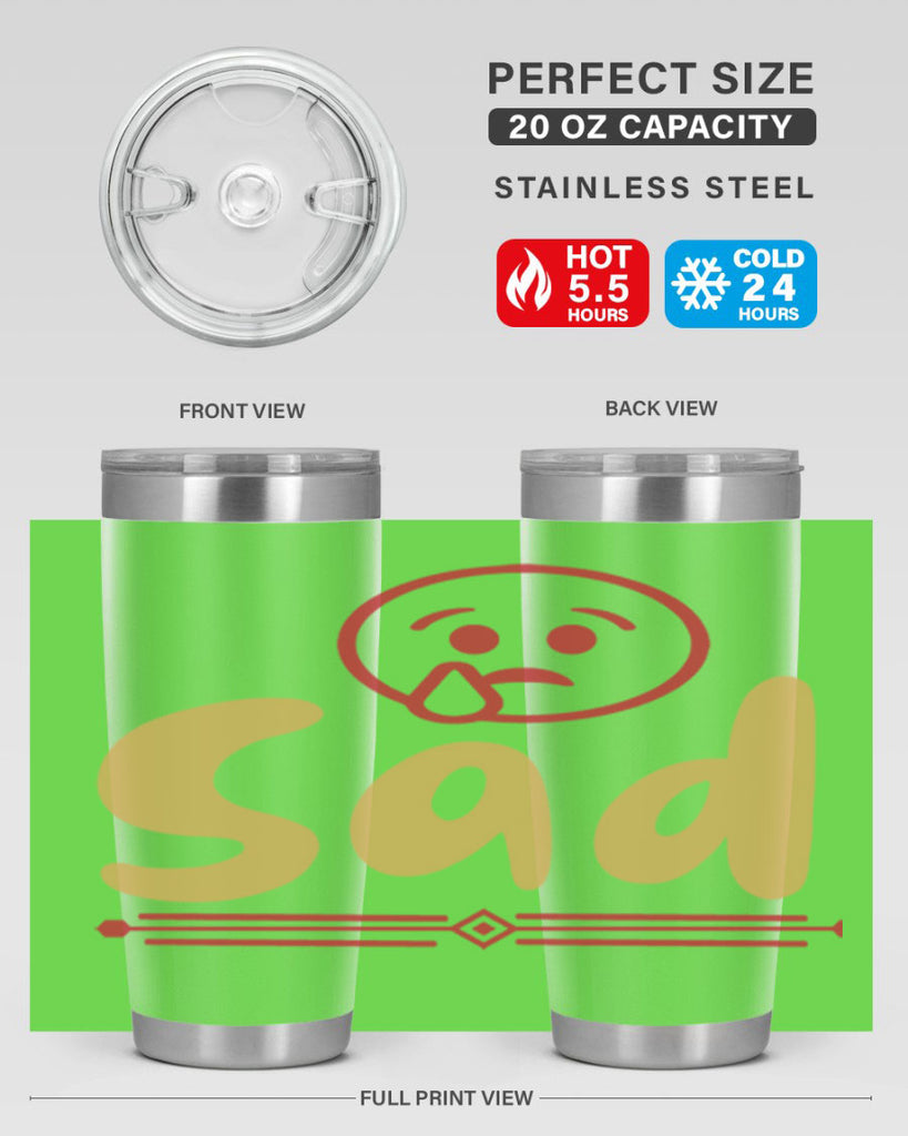 sad 6#- fathers day- Tumbler
