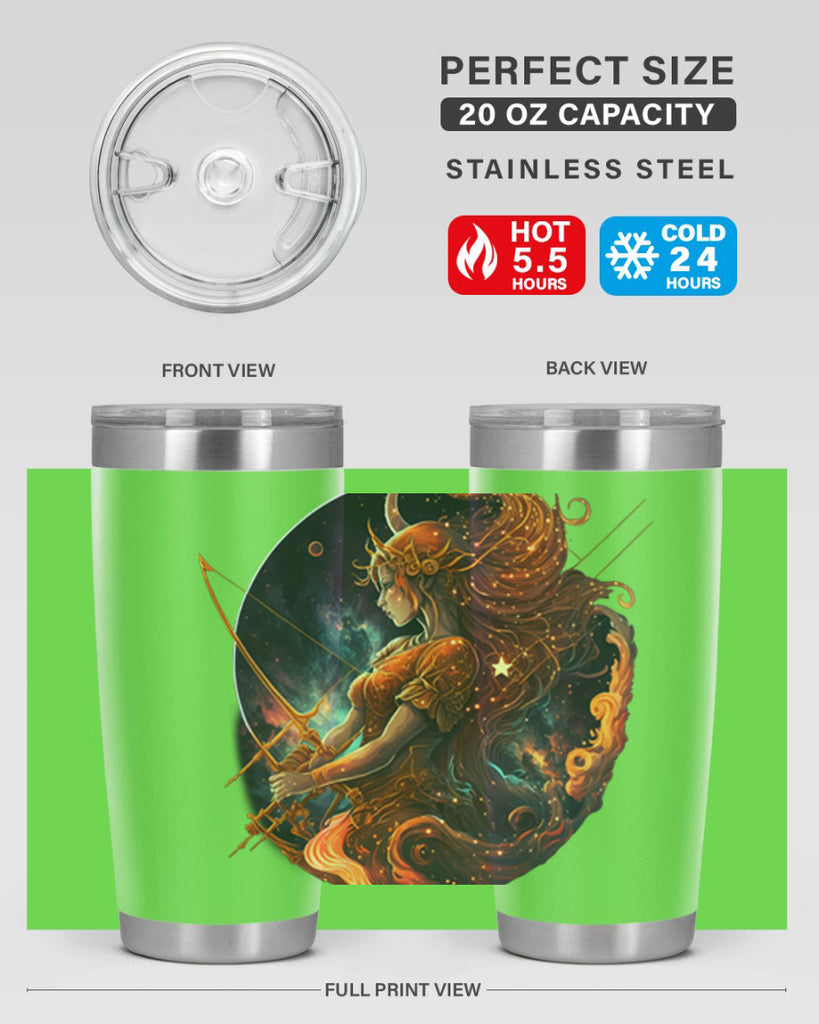 sagittarius 417#- zodiac- Tumbler