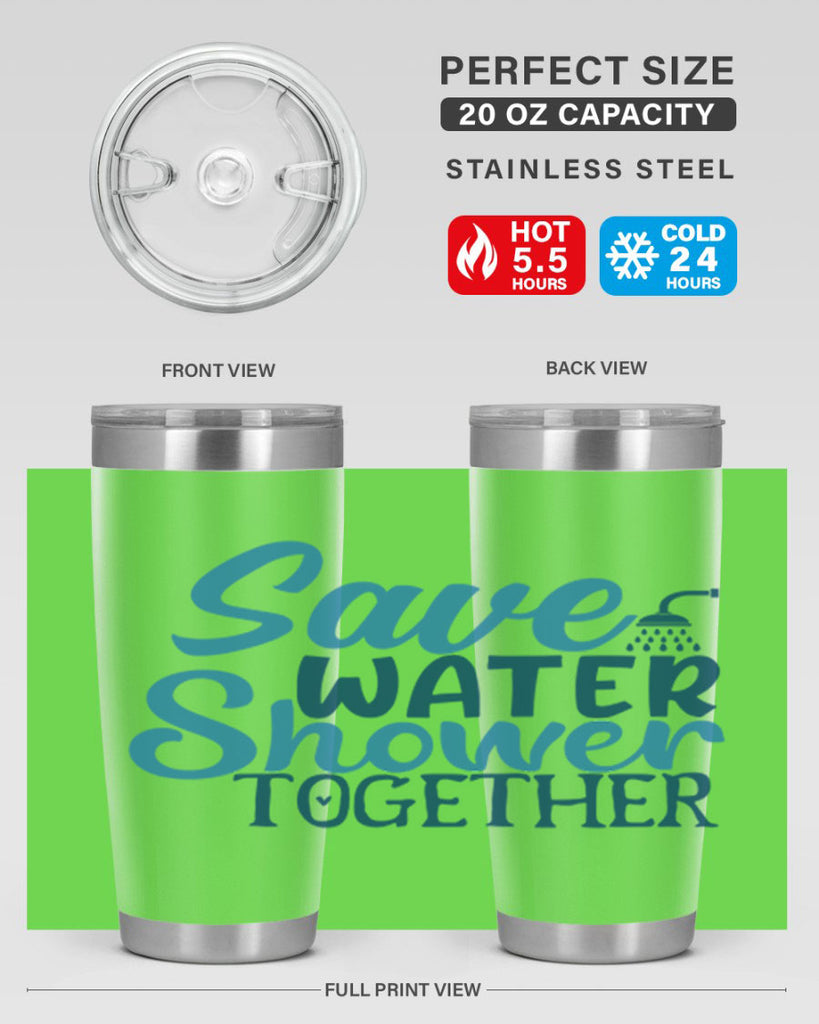 save water shower together 60#- bathroom- Tumbler