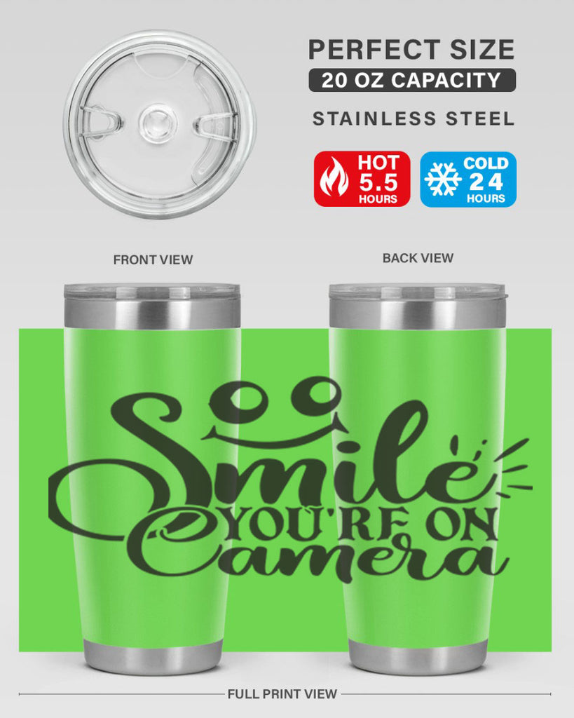 smile youre on camera 53#- home- Tumbler