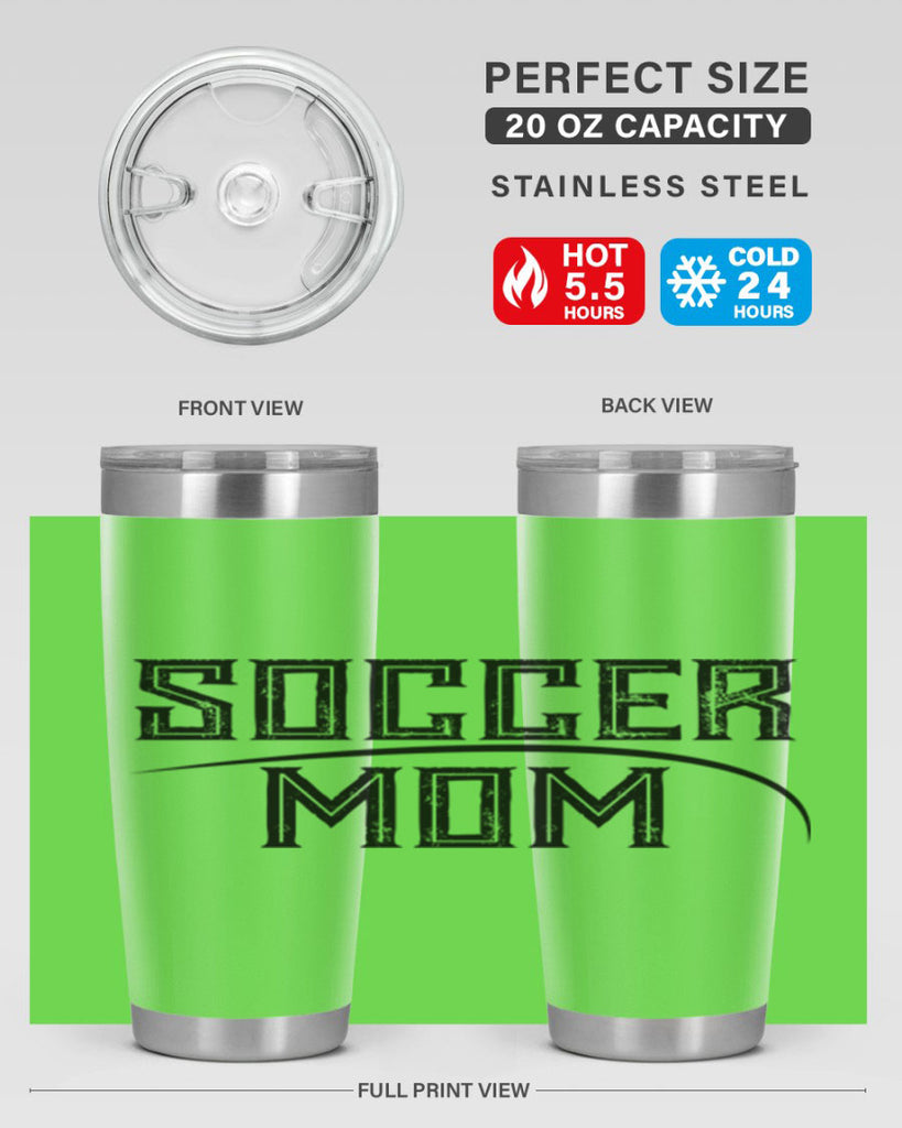 soccer mom 67#- mom- Tumbler