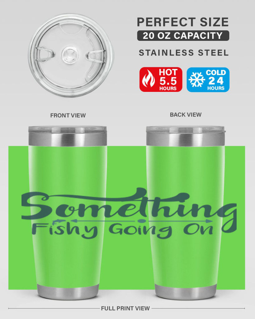 something 36#- fishing- Tumbler