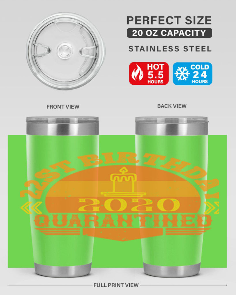st birthday quarantined 274#- fathers day- Tumbler