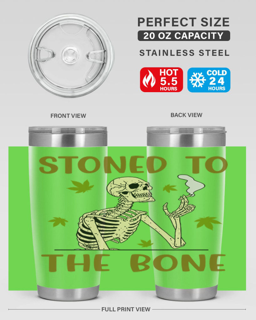 stones to the bone 264#- marijuana- Tumbler