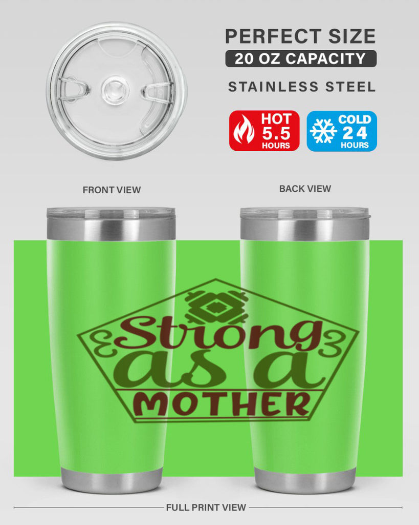 strong as a mother 14#- gym- Tumbler