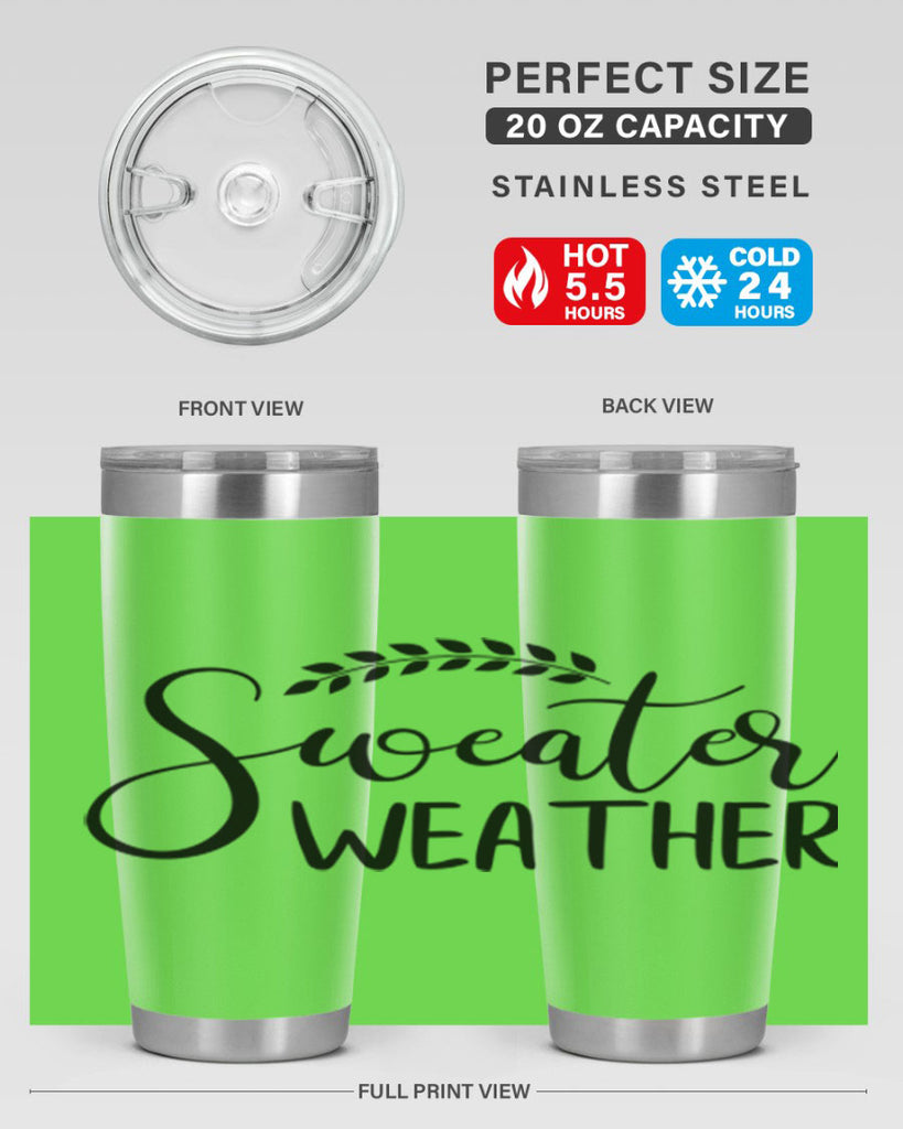 sweater weather 582#- fall- Tumbler