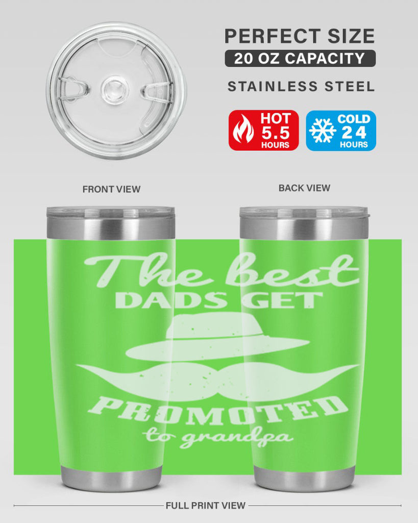 the best dads get promoted 164#- fathers day- Tumbler