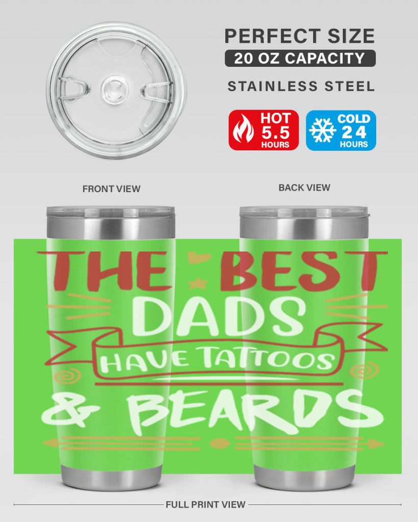 the best dads have tattoos beards 3#- fathers day- Tumbler
