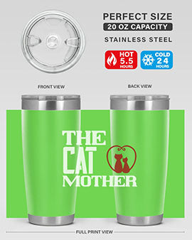 the cat mother Style 117#- cat- Tumbler