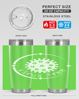 virus free Style 19#- corona virus- Tumbler