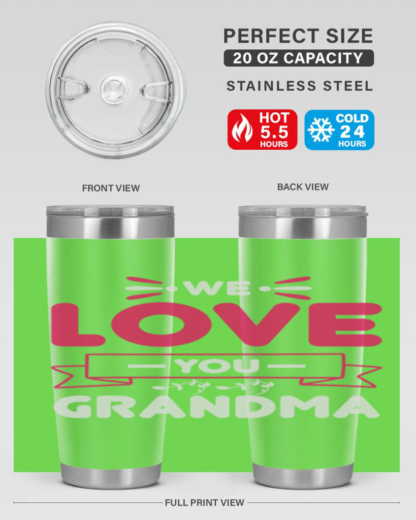 we love you grandma 28#- mom- Tumbler