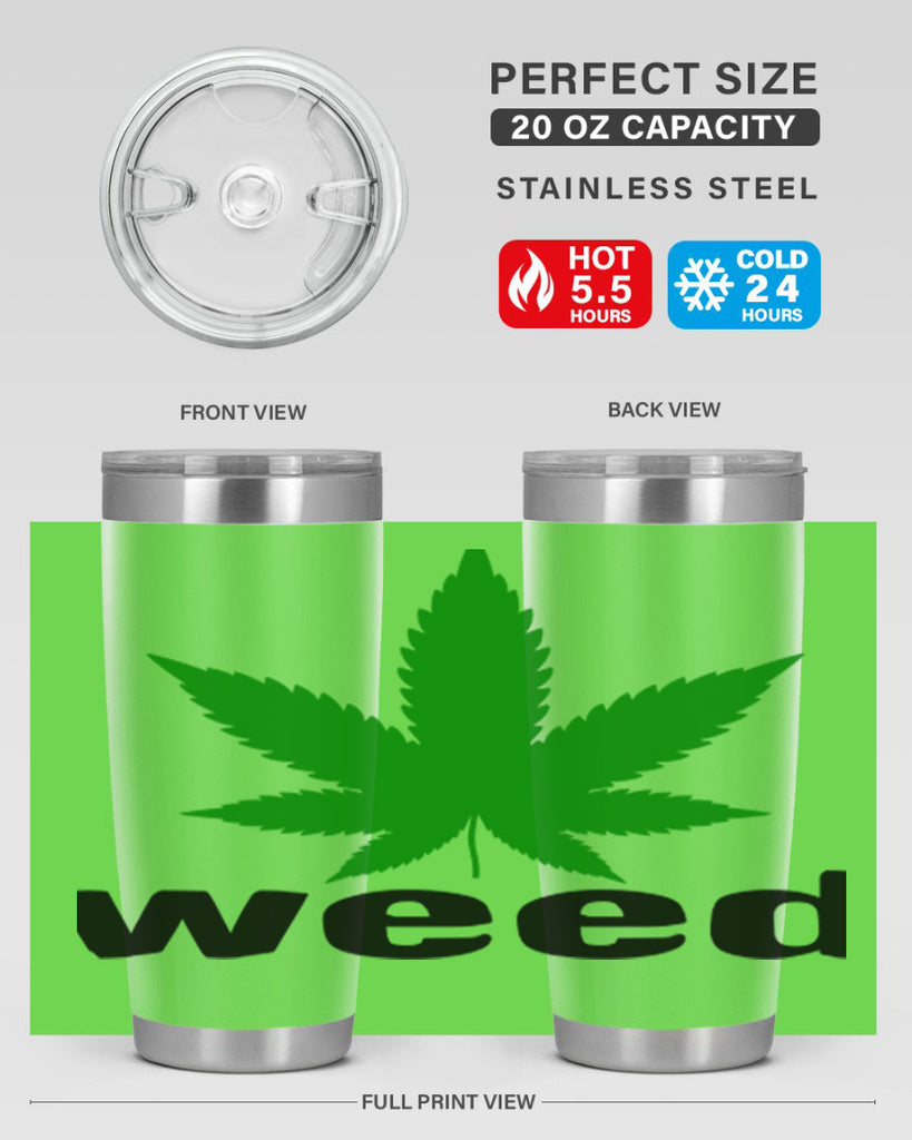 weed 279#- marijuana- Tumbler