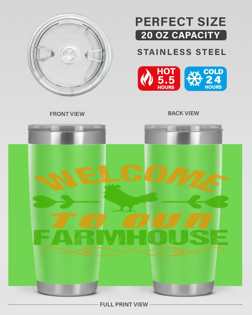 welcome to your farmhouse 28#- farming and gardening- Tumbler