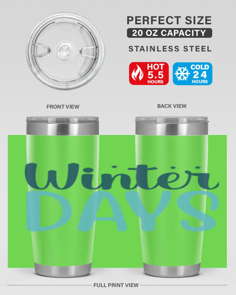 winter days 499#- winter- Tumbler