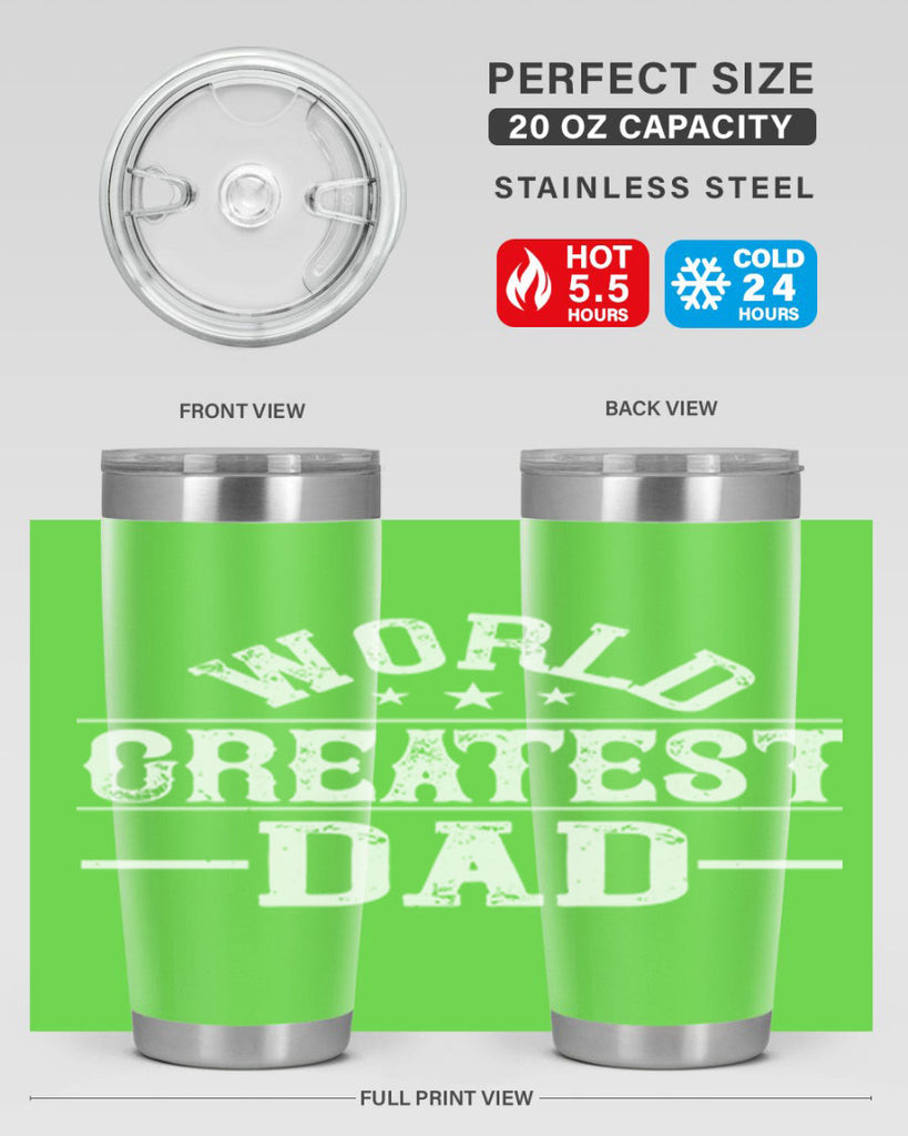 world greatest dad 143#- fathers day- Tumbler