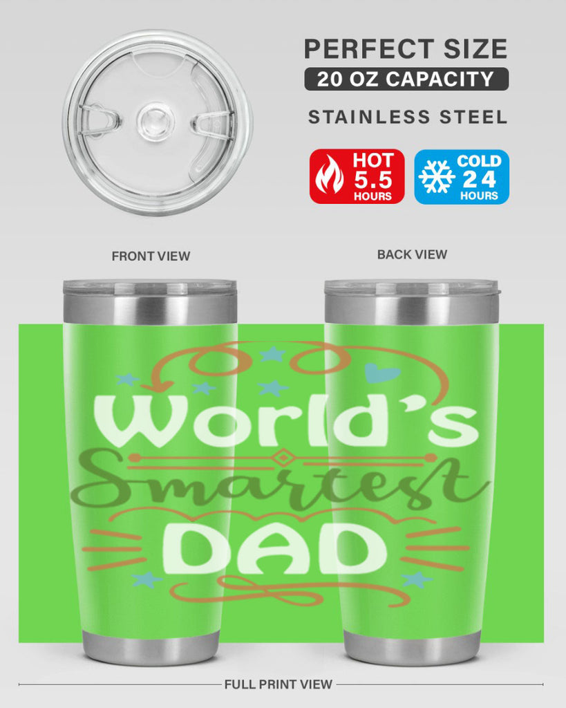 world’s smartest dad 2#- fathers day- Tumbler