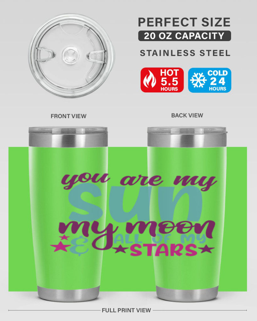 you are my sun my moon all of my stars 6#- family- Tumbler