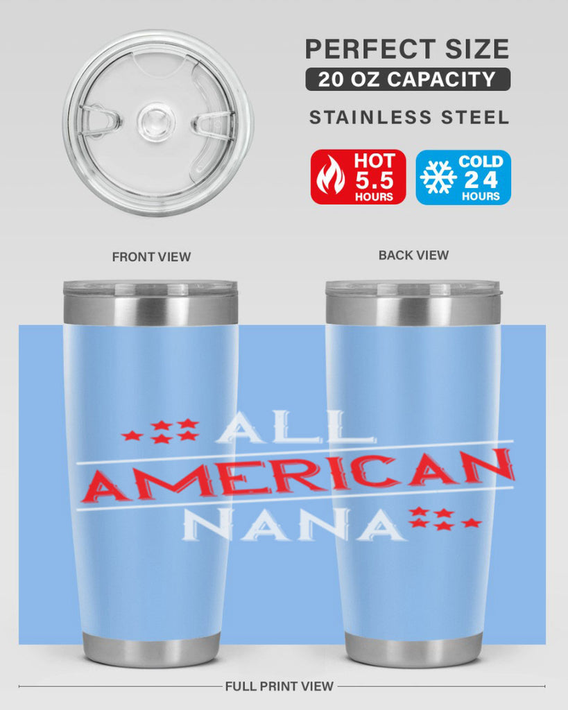 ALL american nana 110#- grandma - nana- Tumbler