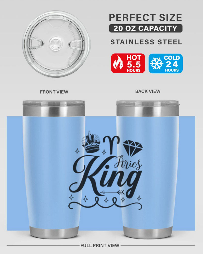 Aries king 111#- zodiac- Tumbler