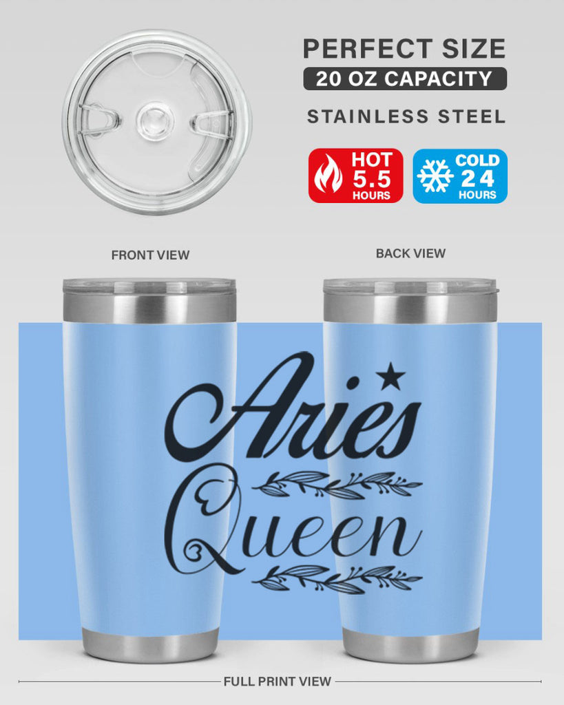 Aries queen 119#- zodiac- Tumbler