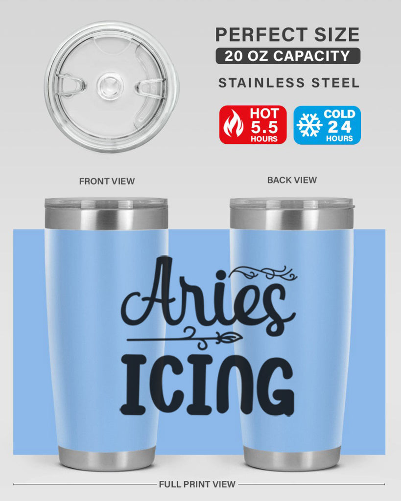 Ariesicing 106#- zodiac- Tumbler