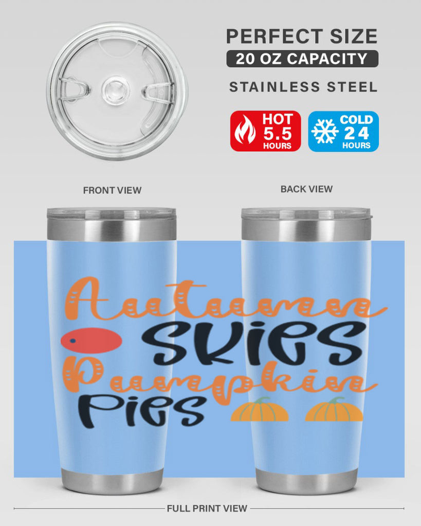 Autumn Skies Pumpkin Pies 30#- fall- Tumbler