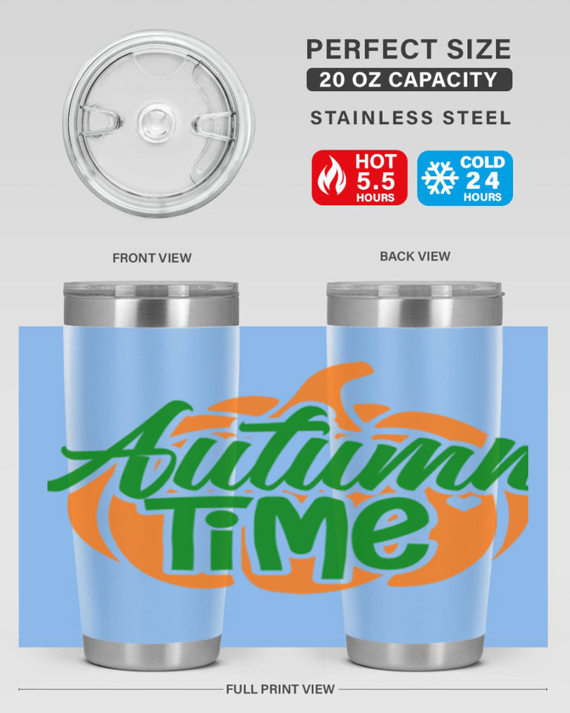 Autumn Time 34#- fall- Tumbler