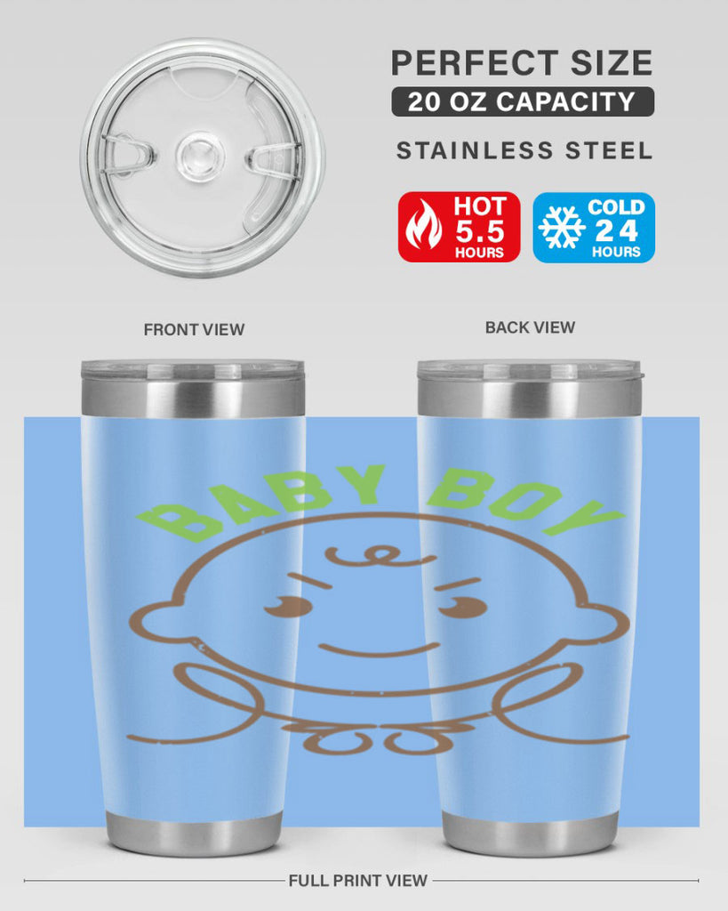 Baby Boy Style 4#- baby shower- tumbler