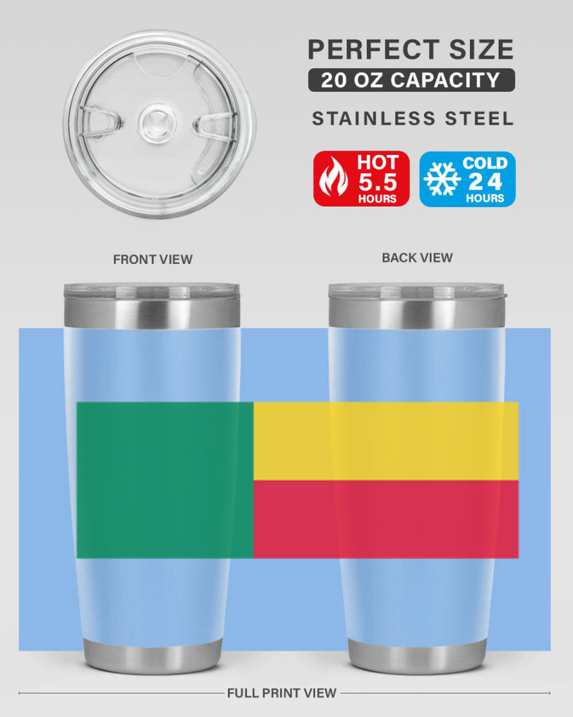 Benin 179#- world flags- Tumbler