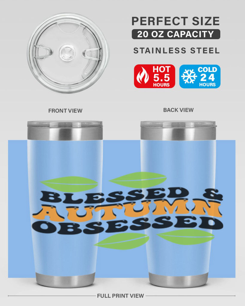 Blessed Autumn Obsessed 48#- fall- Tumbler
